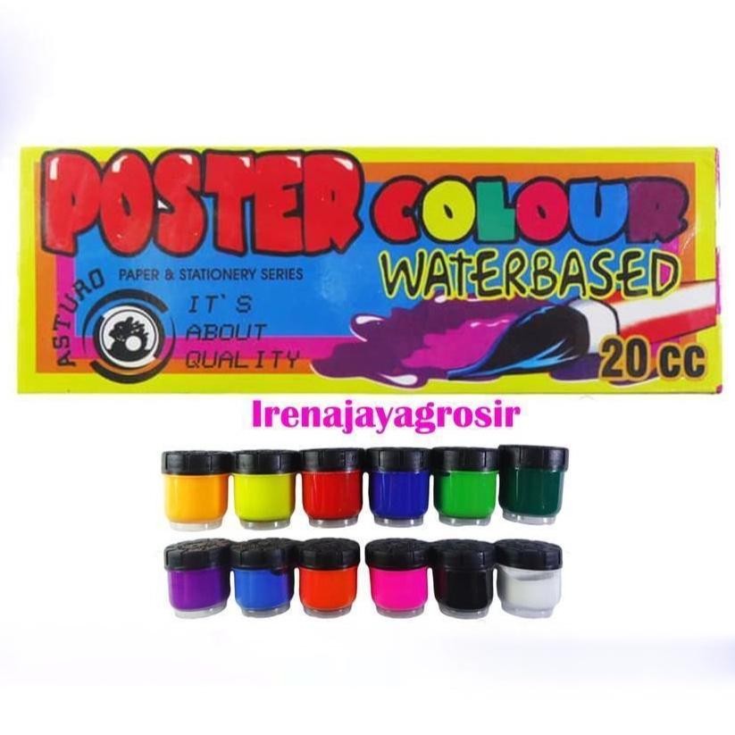 

ASTURO CAT AIR 12 WARNA / CAT POSTR / COLOUR WATRBASD 20 cc Murah Terlaris