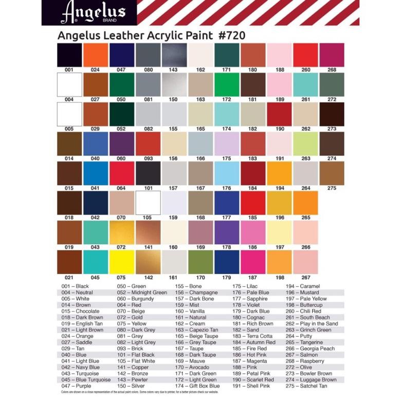 

Angelus Leather Paint 4oz 118ml Akrilik Cerah Terlaris