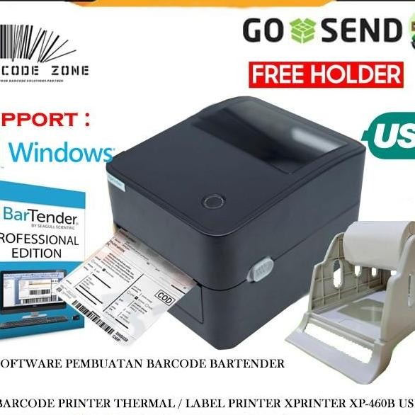 Printer Barcode Thermal Label Printer Xprinter Xp4601B A6