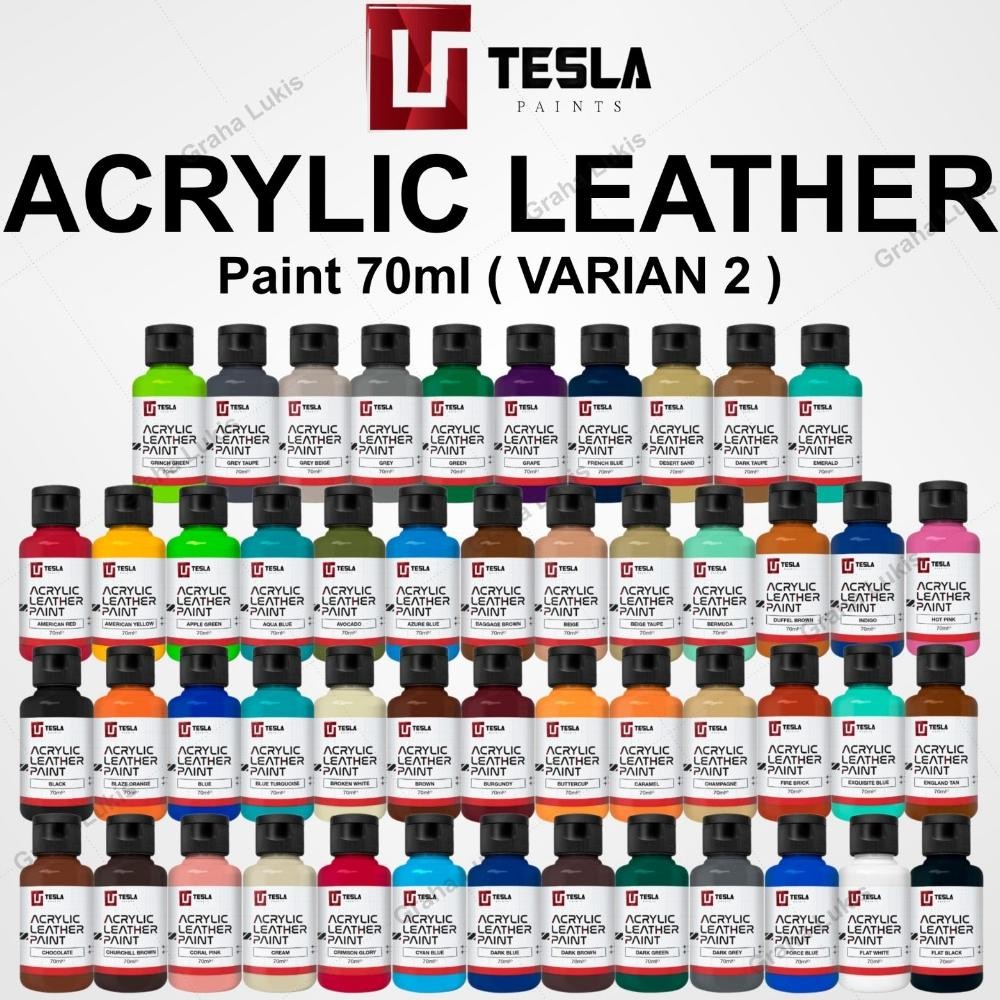 

TESLA Acrylic Leather Paint 70ML - Varian 2 Terlaris