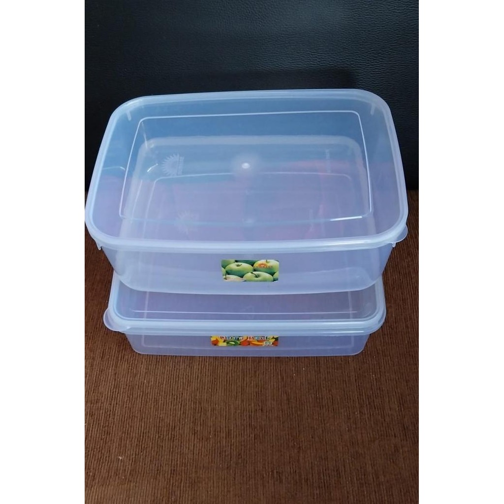 (Expert) Kotak Sealware Kue Donat /Box Kue Persegi Plastik Transparan Tutup