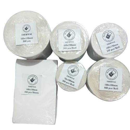 

Kertas Thermal 100x150 mm isi 250-500 lembar per Roll | Label Thermal | Kertas Printer Thermal | Stiker Cetak Resi Pengiriman | Label Thermal Termurah RB07