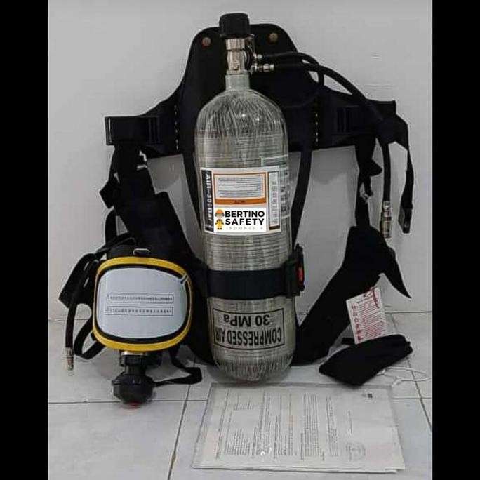 SCBA BREATHING APPARATUS CARBON - 6.8 LITER MERK HYPRO ORIGINAL DAN TERPERCAYA