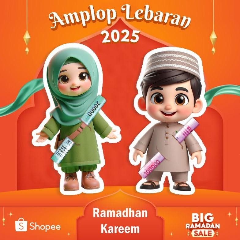 

Baru Amplop Lebaran 2025 Karakter Unik 10 Pack Surprise Angpao Idul Fitri Lucu