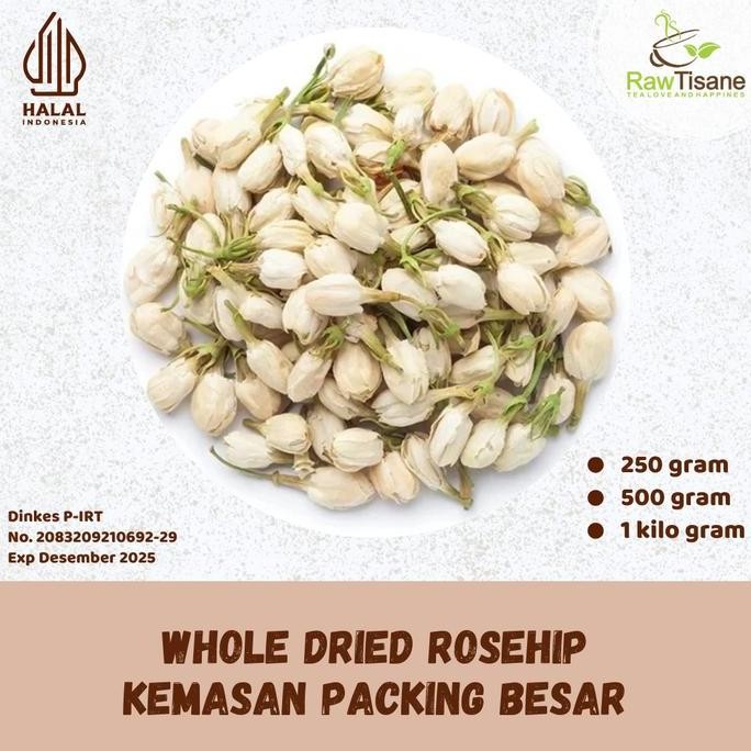 

SALE!!! RAW TISANE Jasmine Flower Tea / Dried Jasmine Flower / Teh Bunga Melati Isi 1 Kg