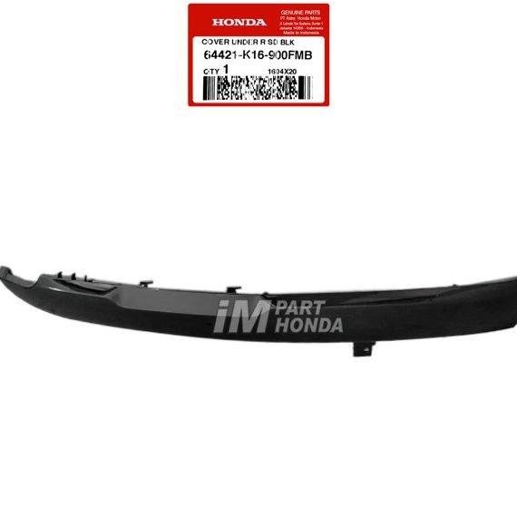 64421-K16-900Fmb Cover Dek Lantai Kanan Scoopy Fi 2012 - 2016 Hitam