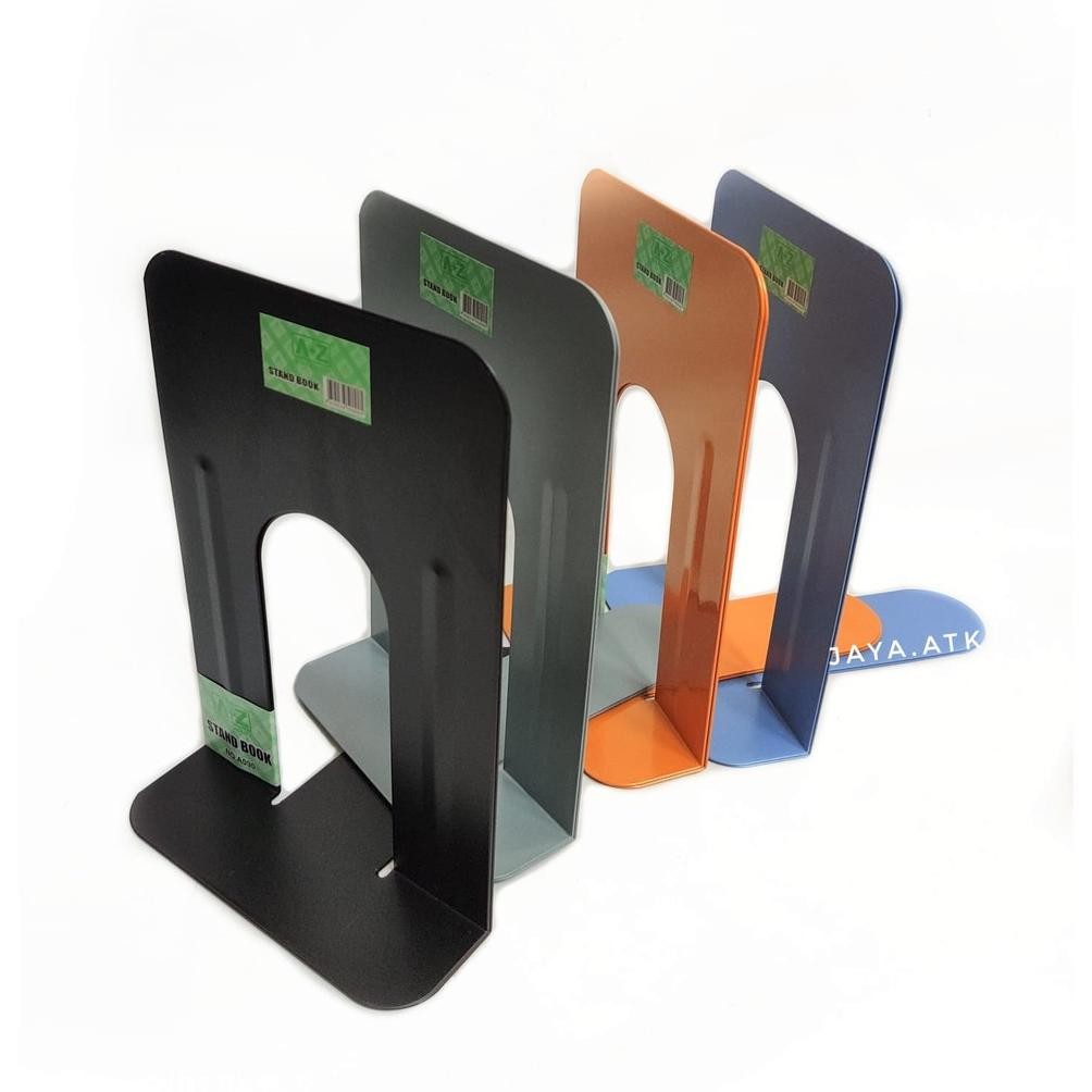 

PEMBATAS BUKU BESI BOOK END BESAR 9 IN HOLDER BOOKEND WARNA HITAM BAGUS RB07