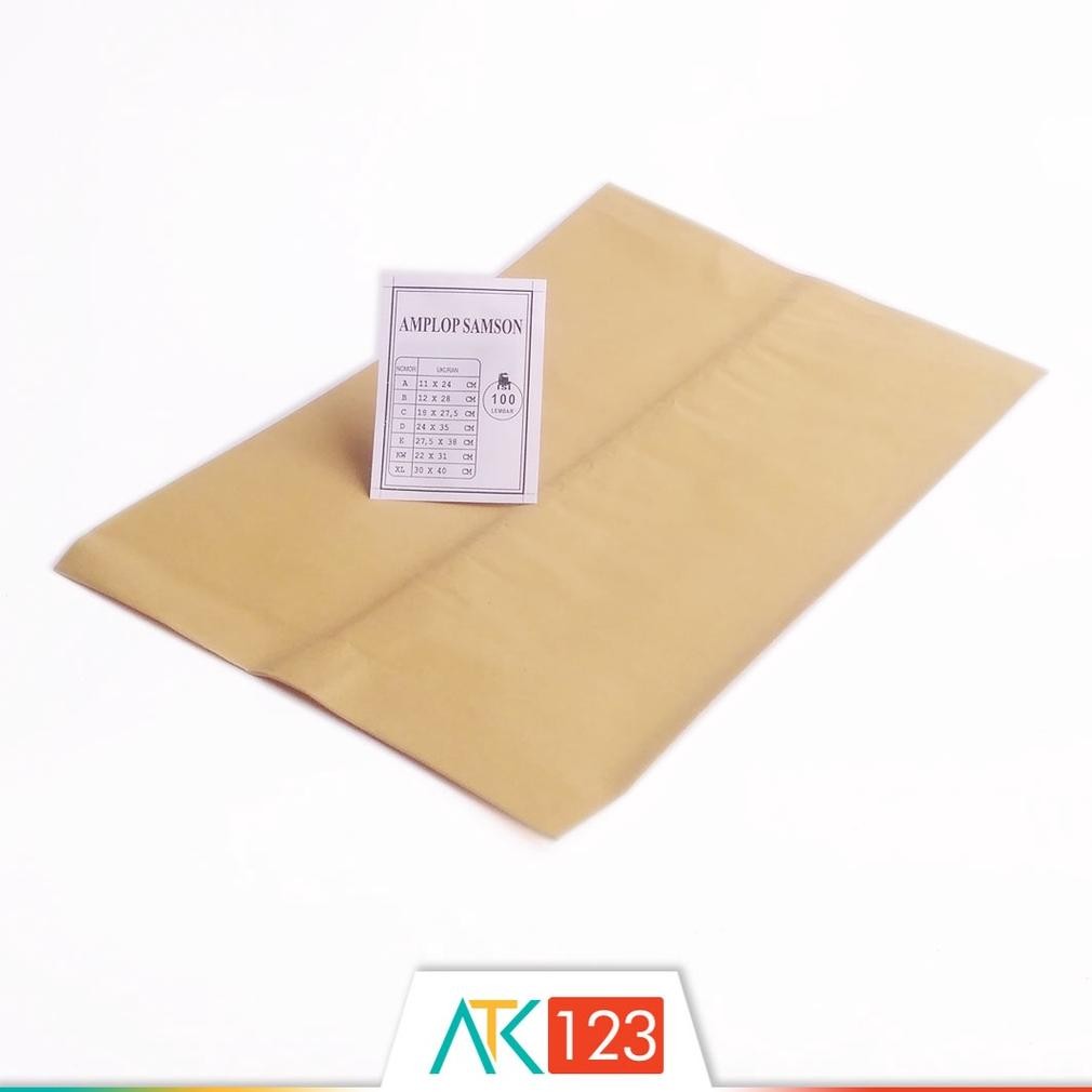 

Amplop Coklat / Samson Guanaco E (Map) isi 100 Buah RB07