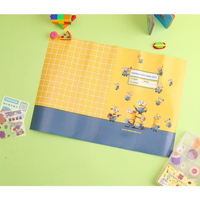 

Sampul Buku ISI 10 PCS Custom (Part 2 = 51-100)/ Cover Buku / Buku Tulis / Cinnamoroll / Kuromi / Pokemon / Greninja / Minecraft / BLACKPINK RB07