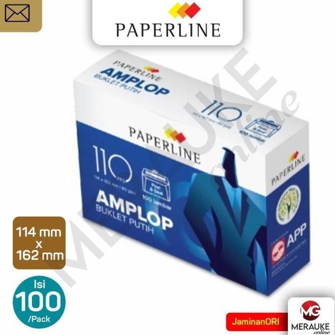 

Amplop Paperline Putih Polos 110 PPS 80gsm RB07