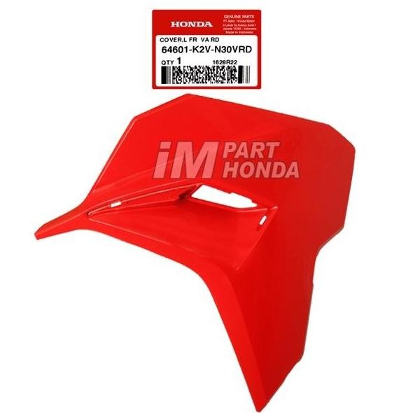64601-K2V-N30Vrd Cover Sayap Kiri Vario 125 Led K2V Merah Va Rd