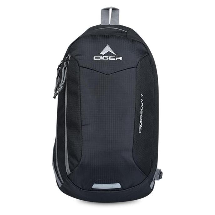 Tas Selempang Punggung Eiger 3405 Diario Cross Body 7 Black Original (Best Quality)