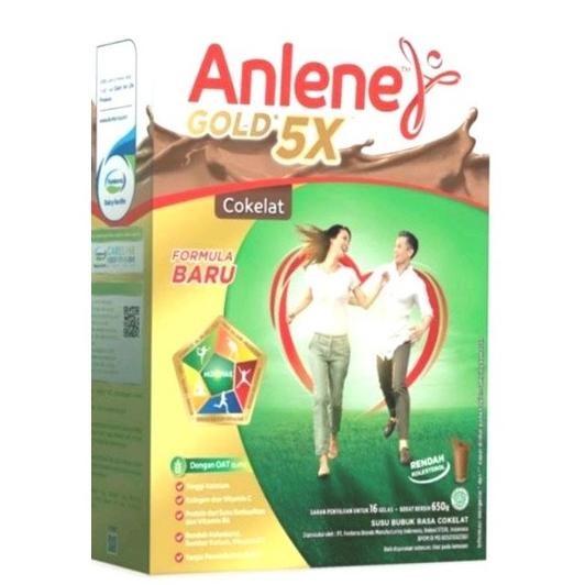 

(Expert) Anlene GOLD 5X Rasa Coklat 620gr/Vanila 600gr/Original 600gr Susu bubuk-Nutrisi Tulang, Sendi dan Otot
