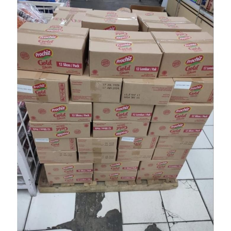 

Baru Keju Prochiz Gold Slices 12 Lembar x 24 Pack Per Dus Harga Grosir