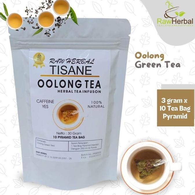 

SALE!!! Oolong Green Tea / Pyramid Tea Bag (3gr x 10 Tea Bag Pyramid)