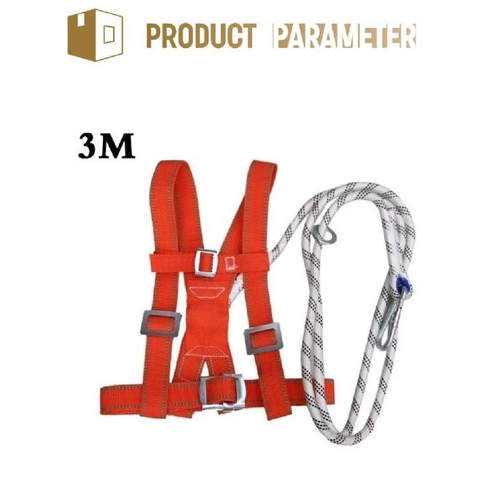 

Terlaris Sabuk Pengaman 3Meter Sabuk Pengaman Panjat Tiang Listrik Full Body Harness Double/Single Hook Cocok Untuk Operasi Ketinggian Tinggi Dan Perlindungan Teknik