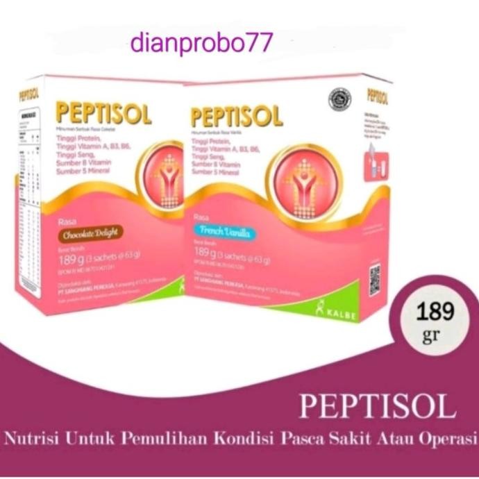 

(Expert) Peptisol Vanila/Coklat 189gr