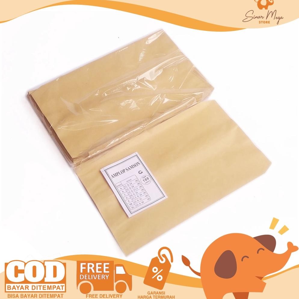 

Guanaco Amplop Samson C Pak Isi 100 buah Murah Berkualitas RB07