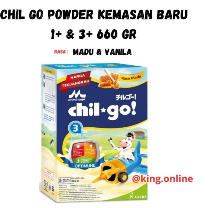 

(Expert) Morinaga Chil-Go! Susu Bubuk 1+ Dan 3+ Madu/Vanila 660gr/king.on