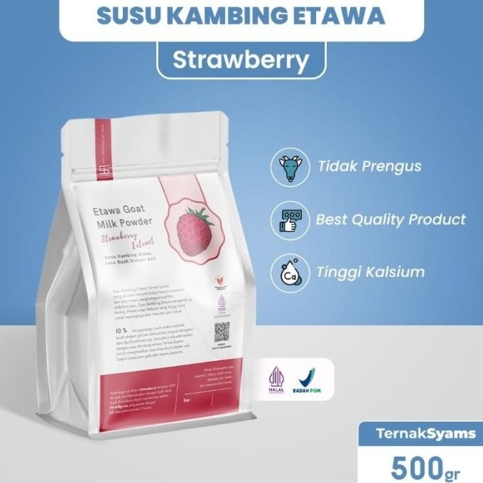 

(Expert) premium susu kambing etawa bubuk syams 500 gr varian rasa terviral susu kesehatan