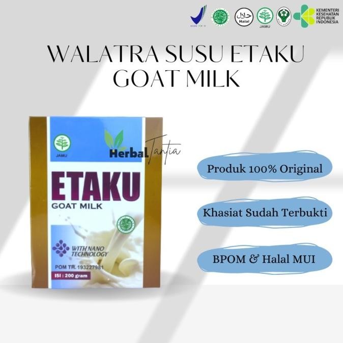 

(Expert) ETAKU Goat Milk Susu Kambing Etawa 100% Original Peninggi Badan Atasi Masalah Persendian Dan Tulang