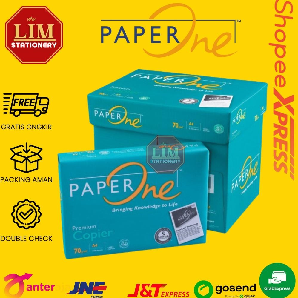 

Sale! Kertas Hvs A4 75Gr Paperone (5 Rim) - Siap Kirim Instant