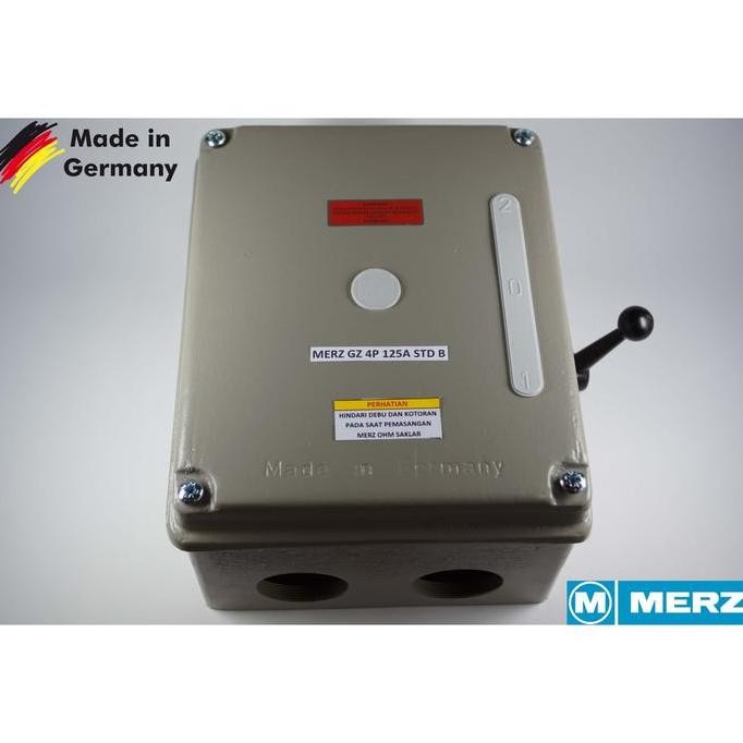 

Terlaris Merz Gz 125A/4P Buatan Jerman (Std B) Cos/Ohm Saklar/Handle Genset