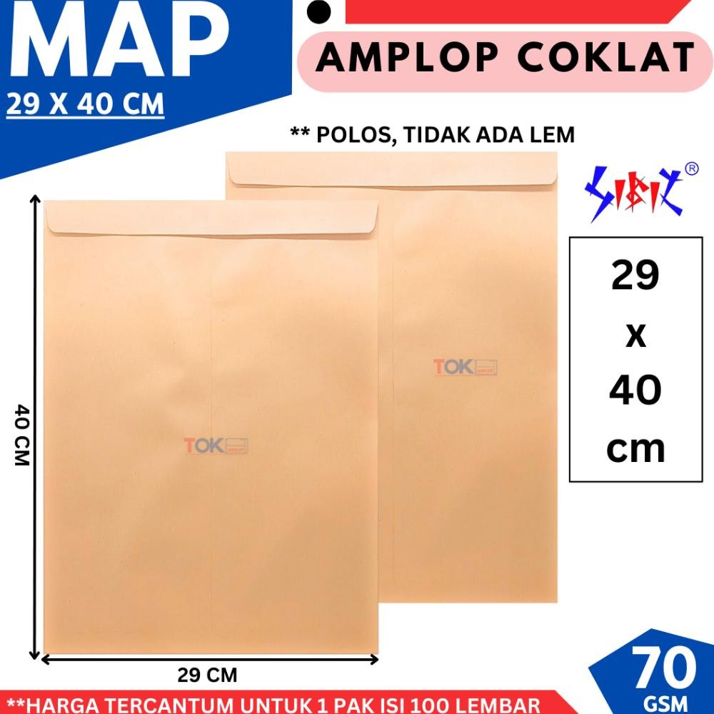 

Baru Amplop Coklat MAP Ukuran 29x40cm - Amplop Arsip Dokumen Besar