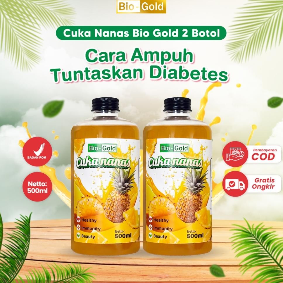 

Cuka Nanas Paket 2 Botol Ml Fermentasi Buah Nanas Alami Efektif Tuntaskan Diabetes Gula Darah