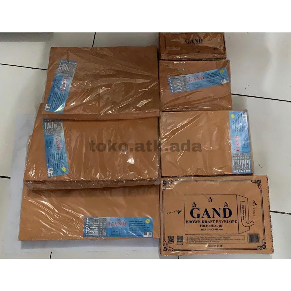 

Baru Amplop Coklat A3 Seal 330x430 mm - Isi 100 Lembar