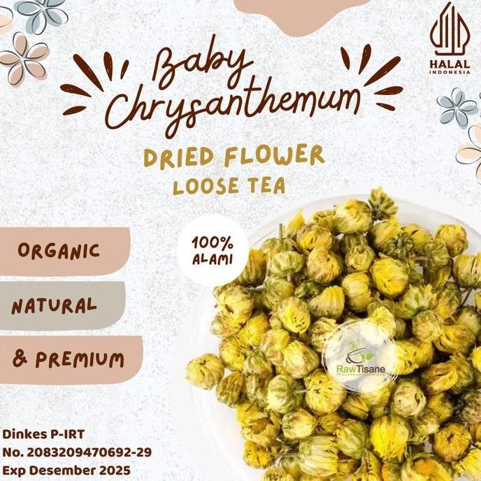 

SALE!!! TEH BUNGA BABY CHRYSANTHEMUM 50 GRAM