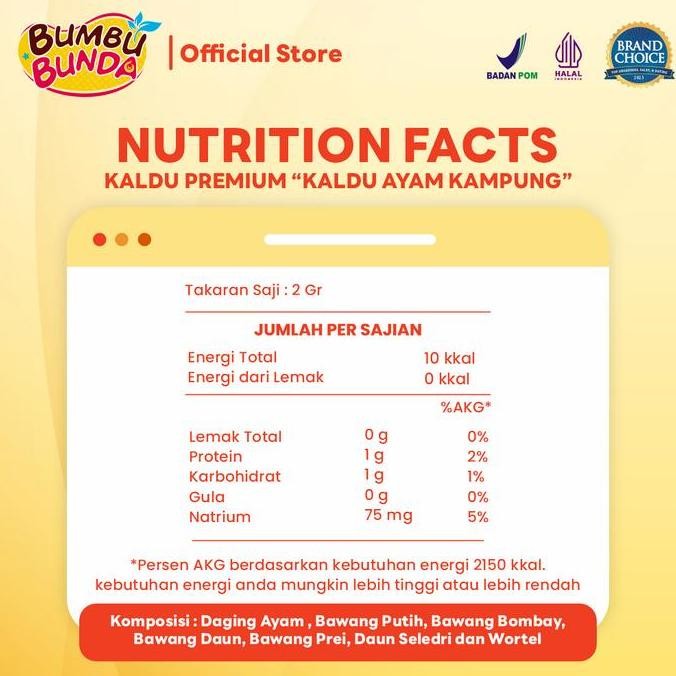 

Bumbu Bunda by Elia Kaldu Ayam Kampung Non MSG / Kaldu MPASI / Kaldu Anak / Kaldu Bayi ks