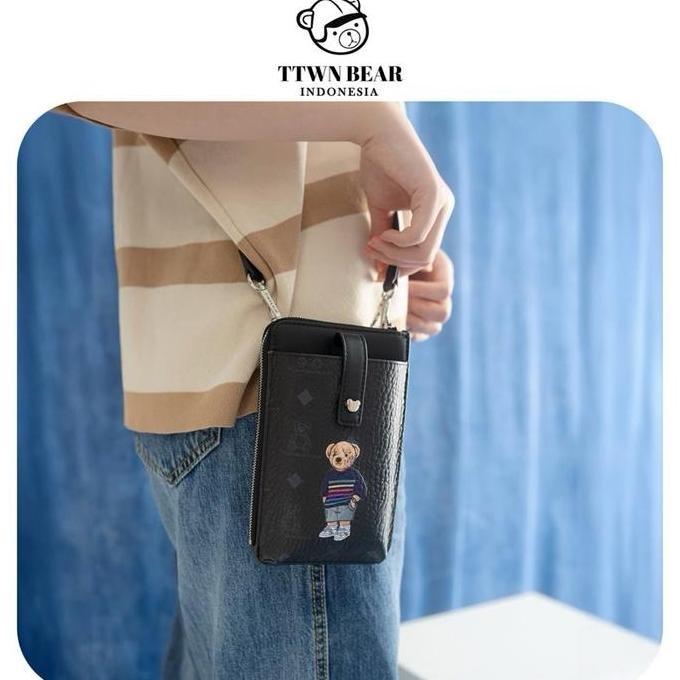 Murah Ttwnbear Tas Kulit Selempang Hp Phone Bag Wanita Original Tt2499 - Tt2470 - Tt2470Br - Tt2470C