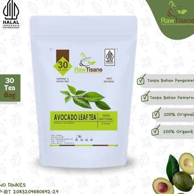 

SALE!!! AVOCADO LEAF TEA : TEH DAUN ALFUKAT (30 Tea Bag)