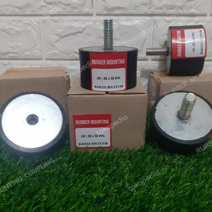 

Terlaris Karet Rubber Mounting Genset Uk 80X50X14Mm. 8Cm X 5Cm Bolt M14