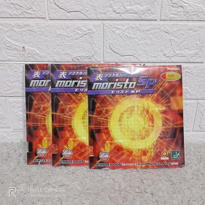 Terlaris Karet Bintik Serang / Pendek Pingpong Tenis Meja Nittaku Moristo Sp