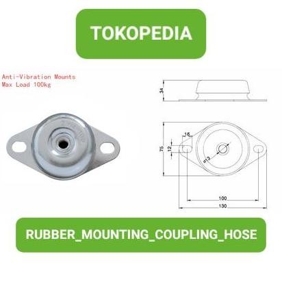 

Terlaris Rubber Engine Mounting 100Kg / Karet Mounting Genset Generator 100Kg