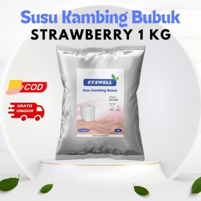 

(Expert) Etawell - Susu Kambing Bubuk Stroberi 1000 Gr