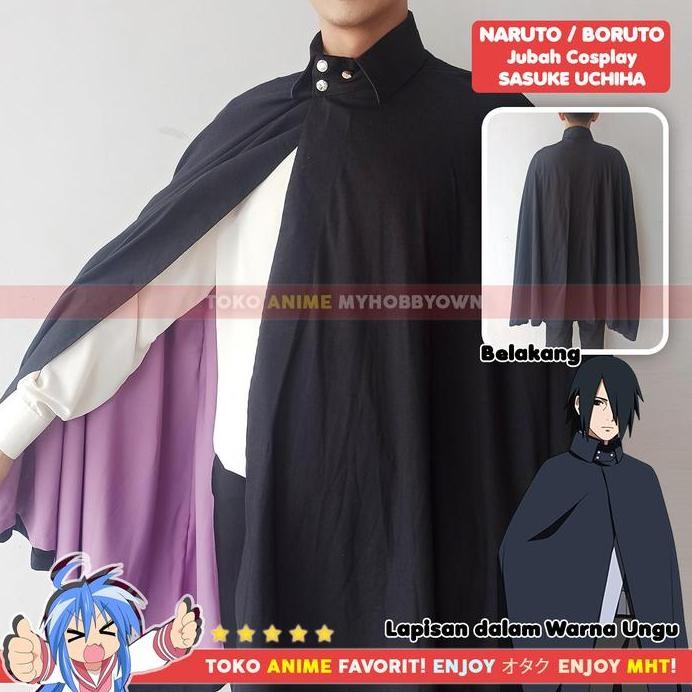 new  Jubah Uchiha Sasuke Kostum Cosplay Anime Boruto Naruto Next Generation