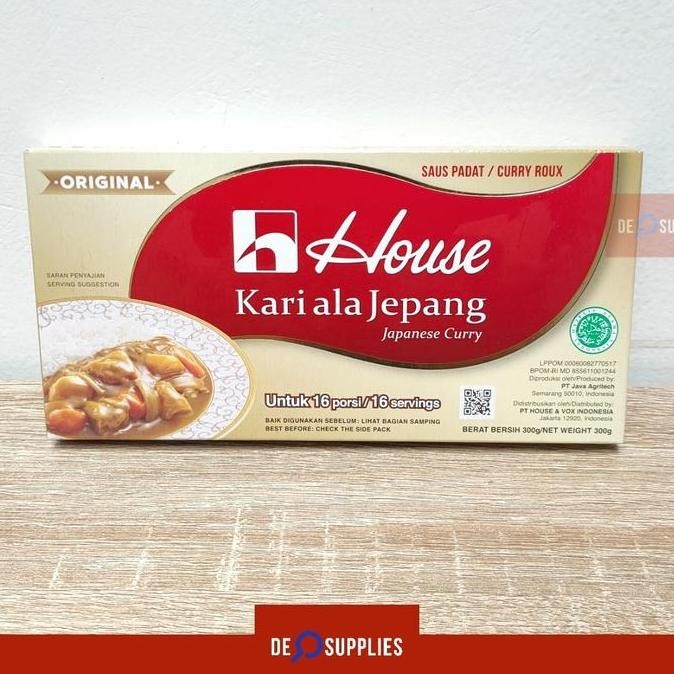 

TERLARIS House Kari ala Jepang 300gr (16porsi) - Saus Padat Kari Curry Roux ready