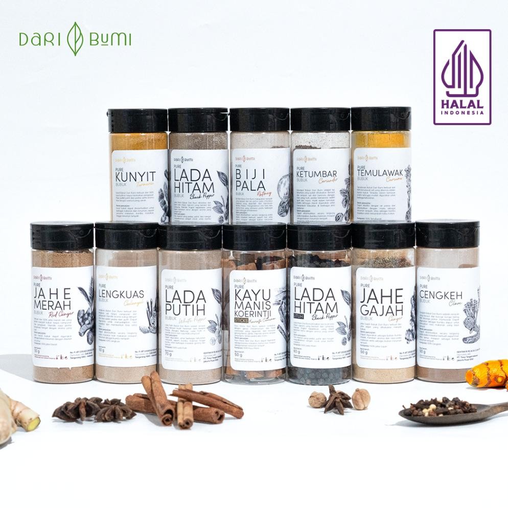 

Dari Bumi Bumbu Rempah Organik Halal Premium Aroma Kuat