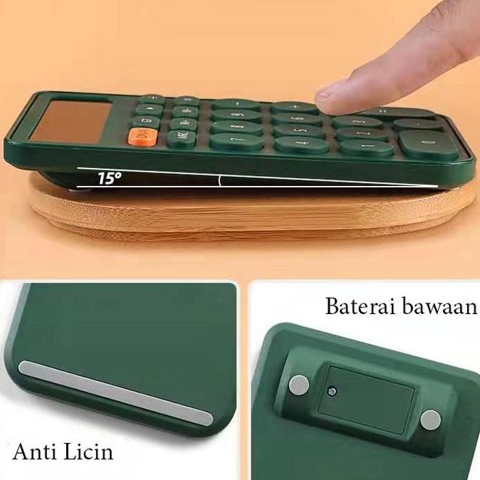 

restock Kalkulator 12 Digits Candy colors Calculator Kalkulator Mini Portable Untuk Sekolah / Kantor