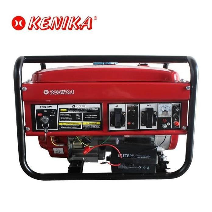 

Terlaris Genset Kenika 4Tak 3000W / 3Kw Kenika Power Generator Zh-3500 4 Tak