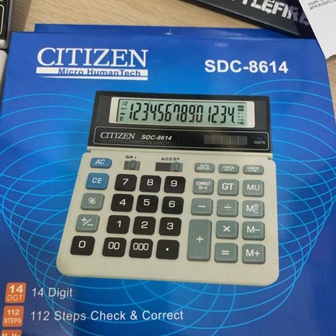 

restock KALKULATOR CITIZEN CT 8614 - CALCULATOR CT 8614 14 DIGIT