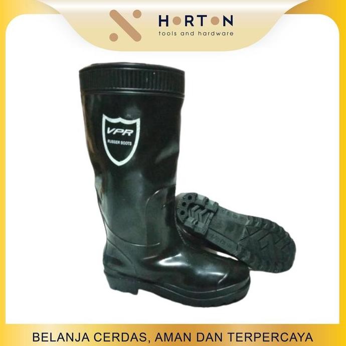 

Terlaris Sepatu Boot Karet Hitam / Sepatu Kerja Proyek Hitam