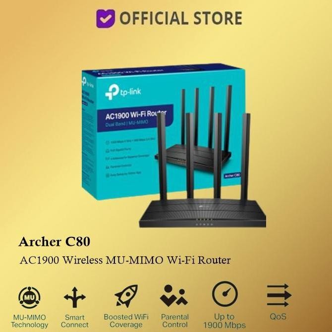 Tp-Link Archer C80 Ac1900 Wifi Router Tplink Archer C80 C 80