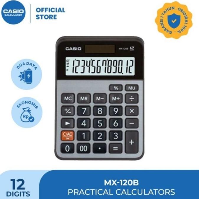 

restock CASIO MX-120S - Kalkulator Meja