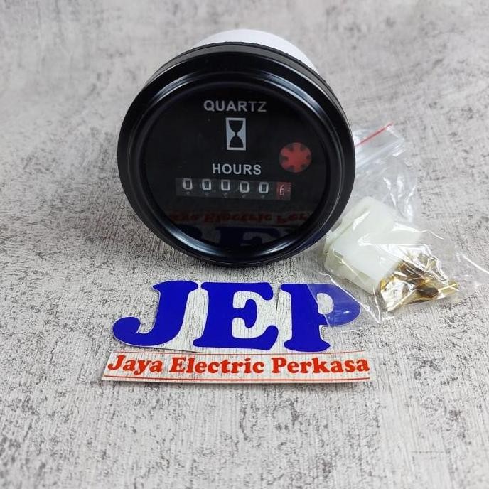 

Terlaris Hour Meter / Jam Genset / Hour Counter Quartz Vdo 12V / 24V Dc 6-80V