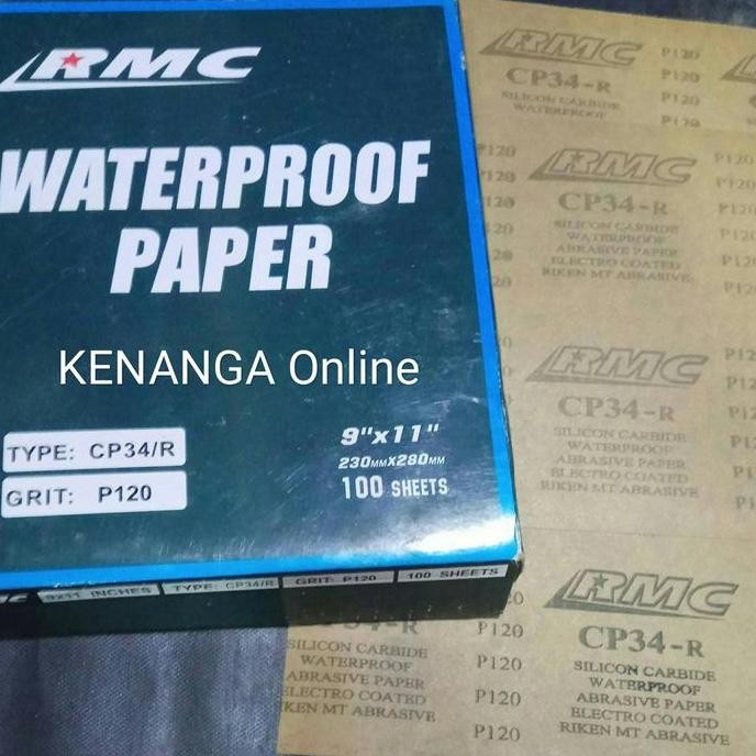 1pack RMC CP34R Amplas duco Silicon Carbide Waterproof abrasives paper