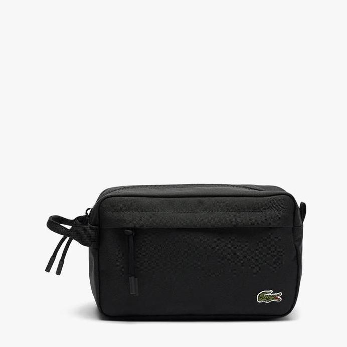 ready Lacoste Neocroc Toiletry Bag / Travel Pouch - Black 000